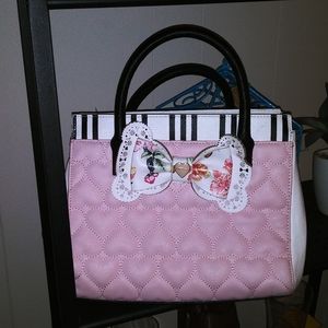 Betsey Johnson Pink Hearts Bag